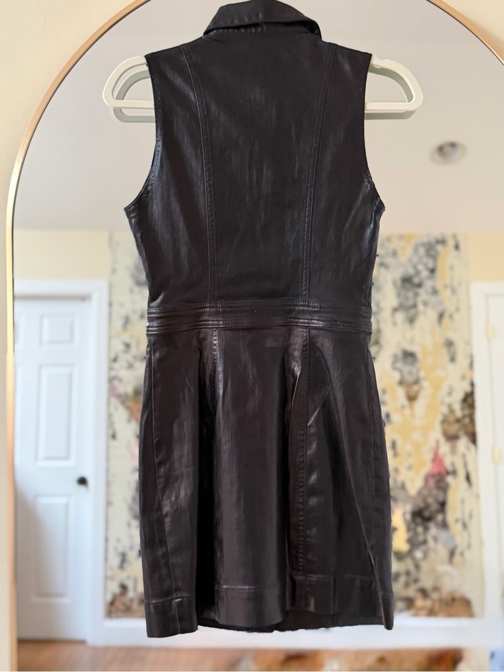 RAMY BROOK Katalina Metallic Denim Dress Black ~ NWT Size 25/XS - Retail $425 - Picture 8 of 10